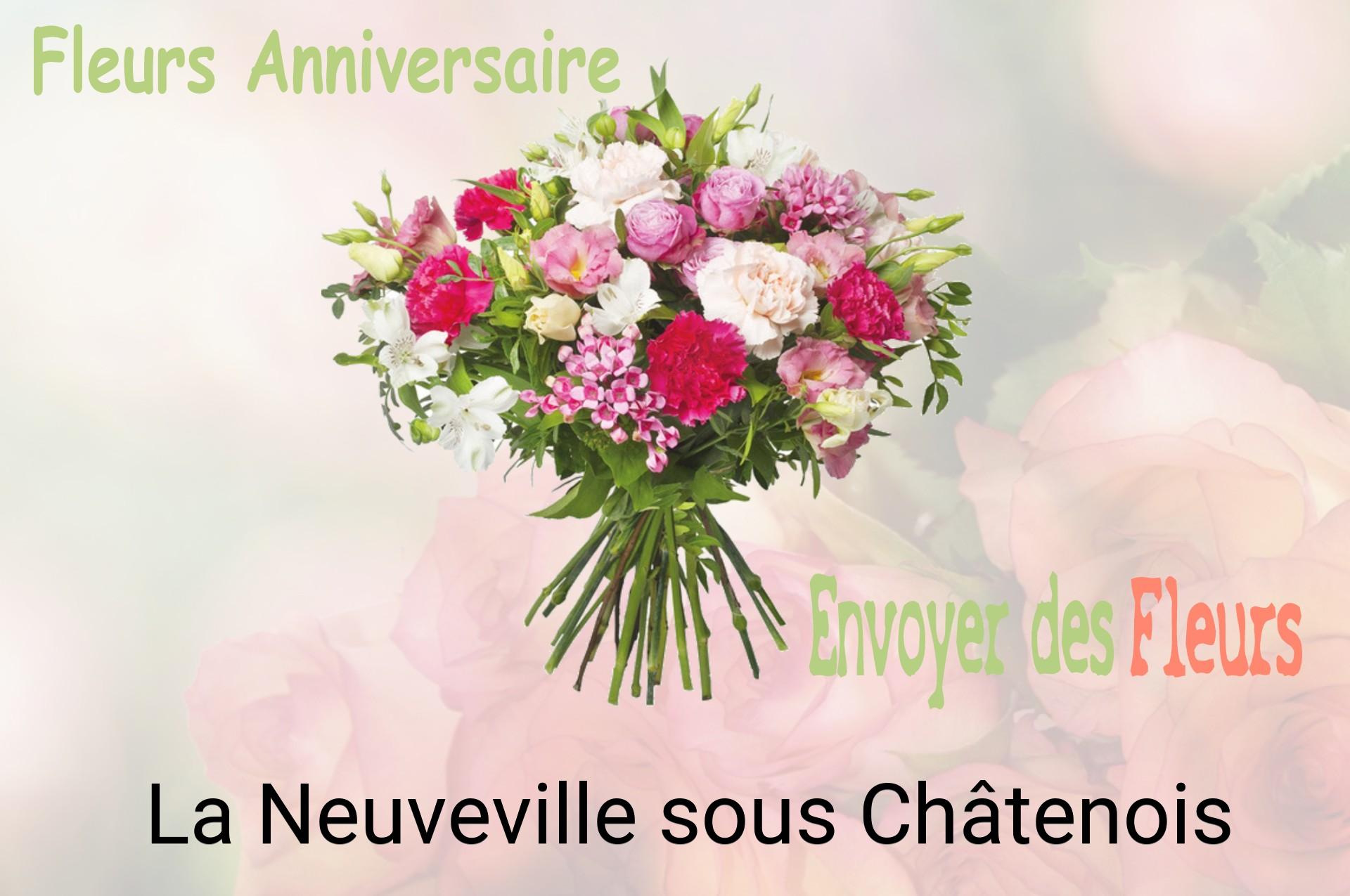 Bouquet de fleurs d’anniversaire livré à La Neuveville-sous-Châtenois