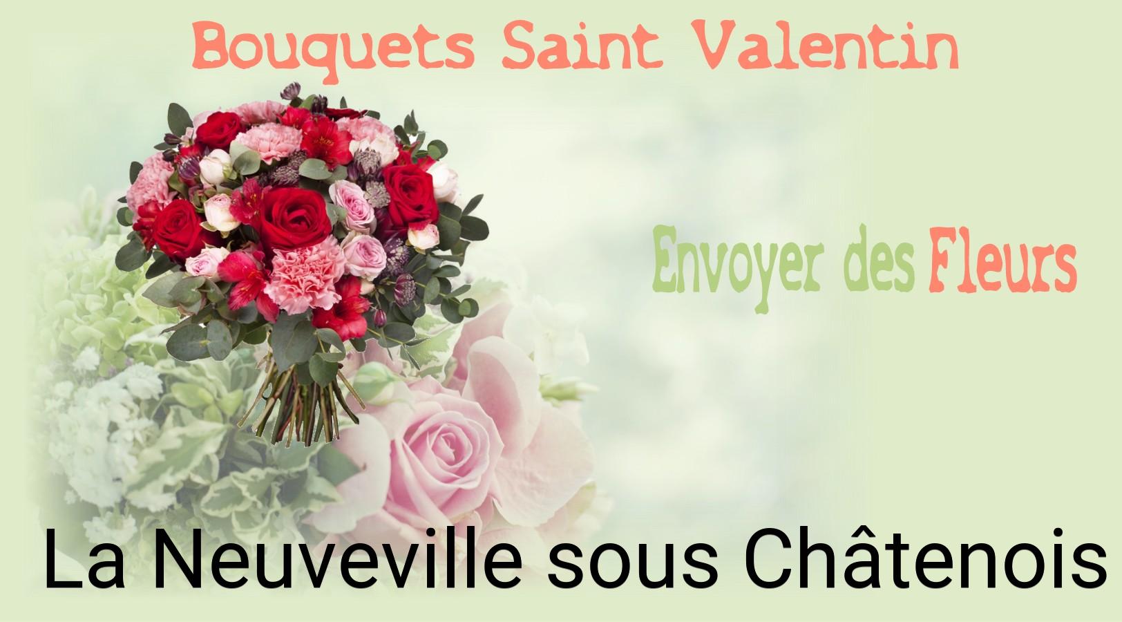 Roses de Saint-Valentin livrées à La Neuveville-sous-Châtenois